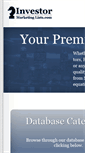 Mobile Screenshot of investormarketinglists.com